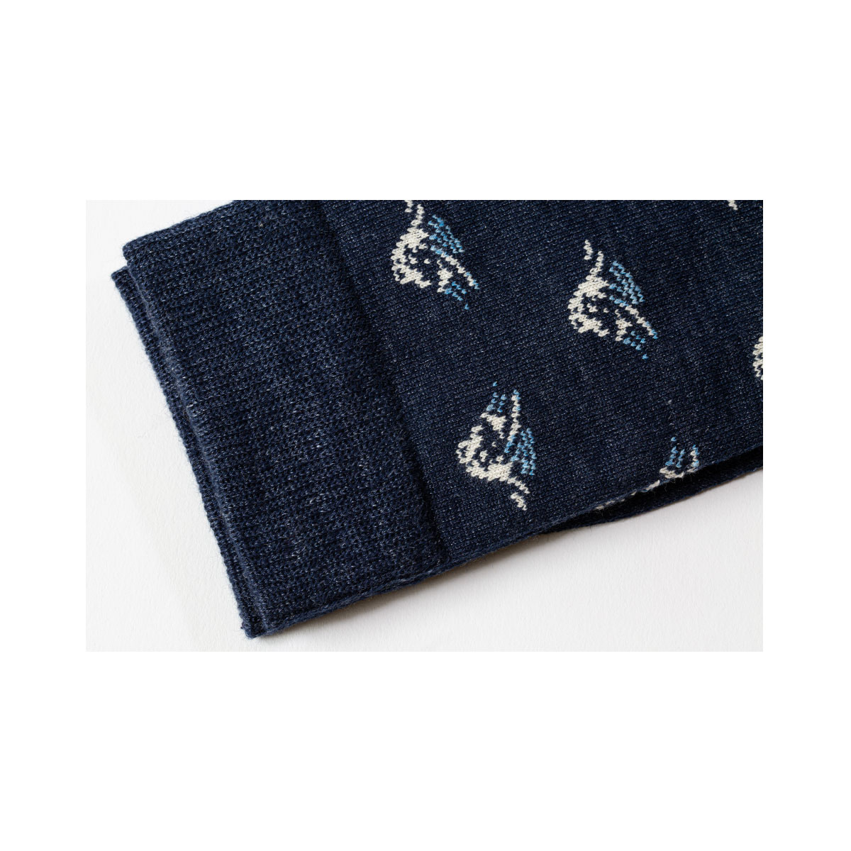 Chaussettes ROBINSON indigo – Image 2