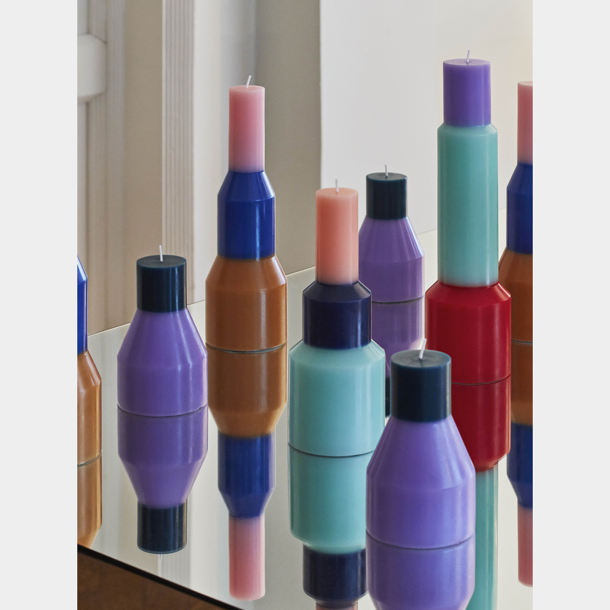 HAY Bougie PILLAR CANDLE L Jaune – Image 4