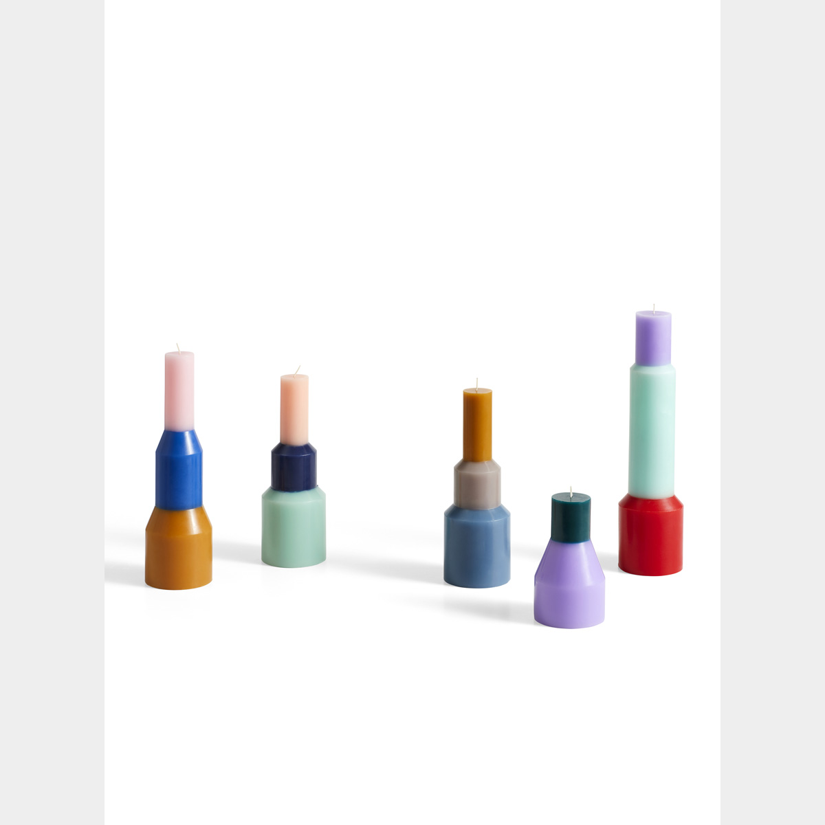 HAY Bougie PILLAR CANDLE L Jaune – Image 3