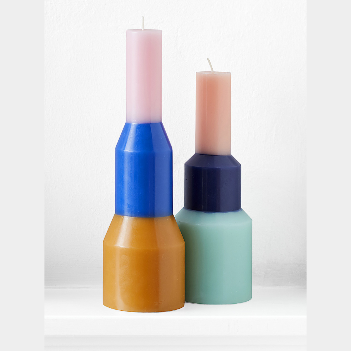 HAY Bougie PILLAR CANDLE L Jaune – Image 2