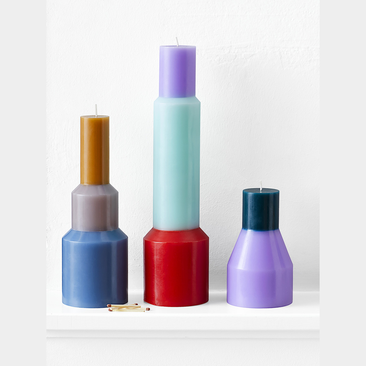 HAY Bougie PILLAR CANDLE S Lavande – Image 2