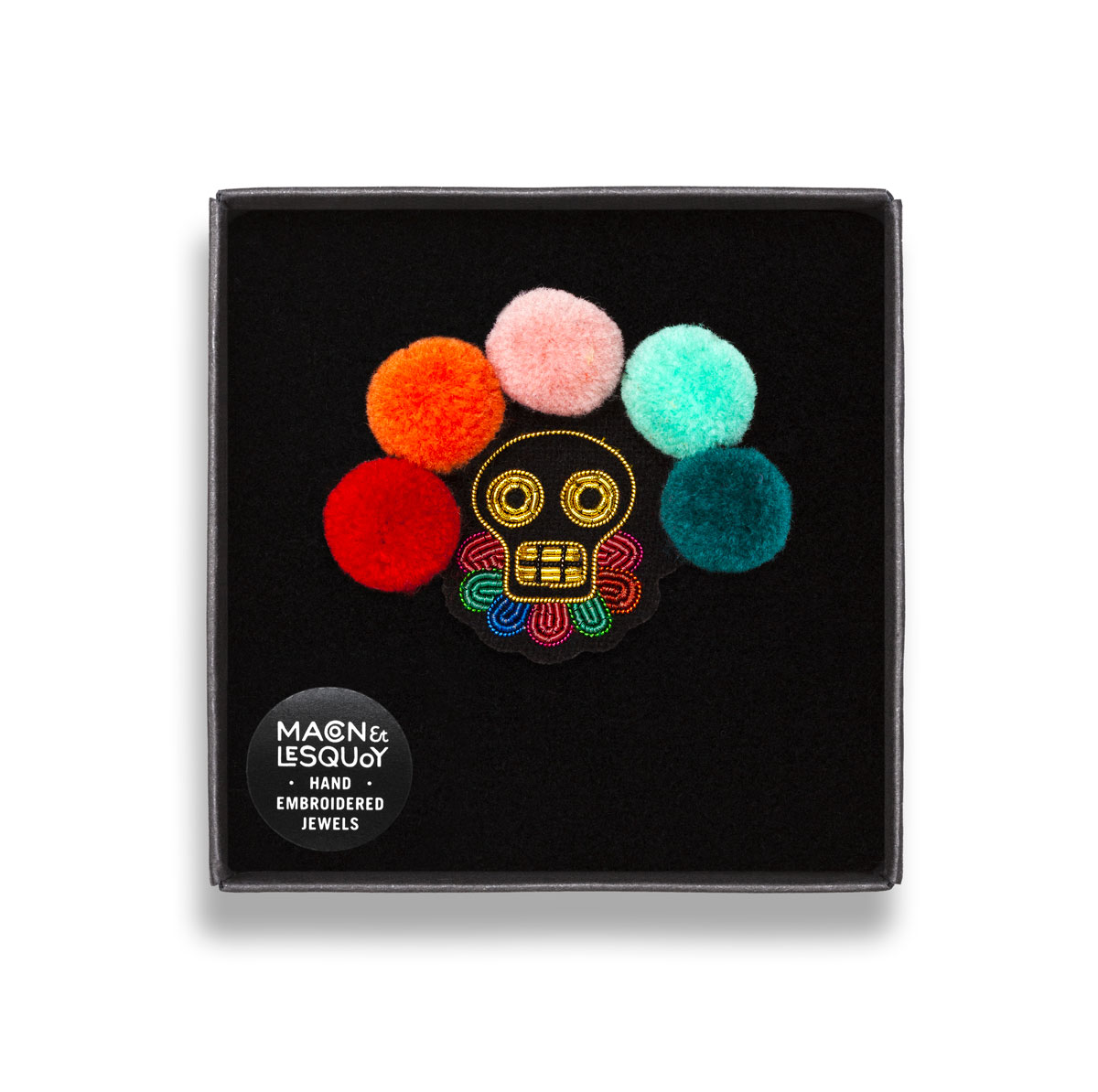 MACON&LESQUOY Broche MUERTE POMPONS – Image 3