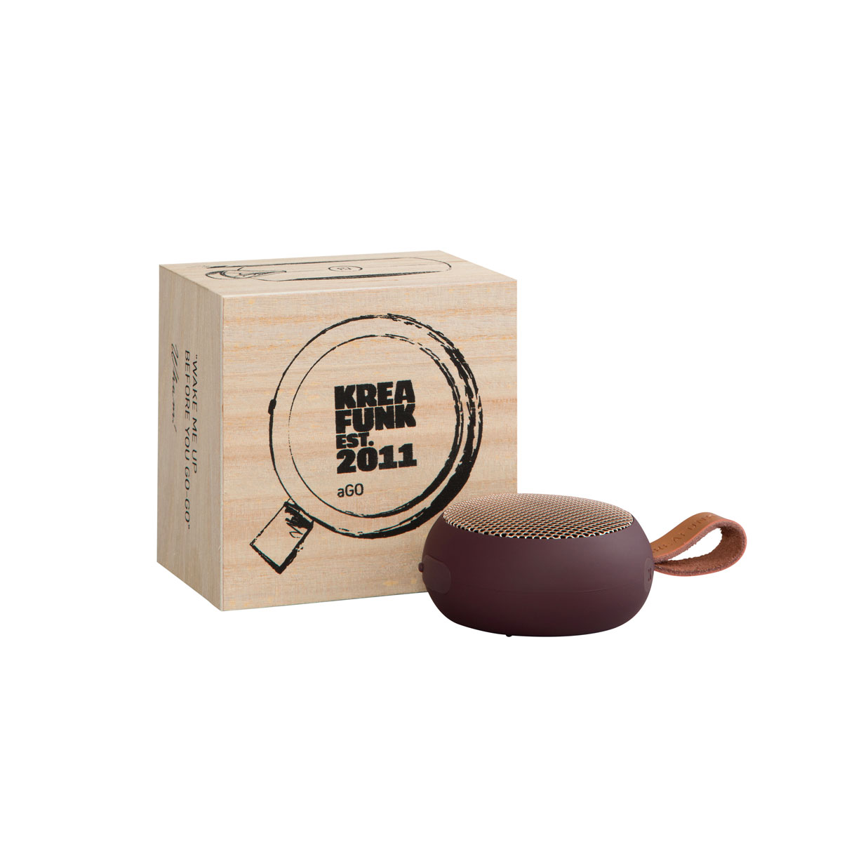 KREAFUNK Enceinte bluetooth AGO plum – Image 3