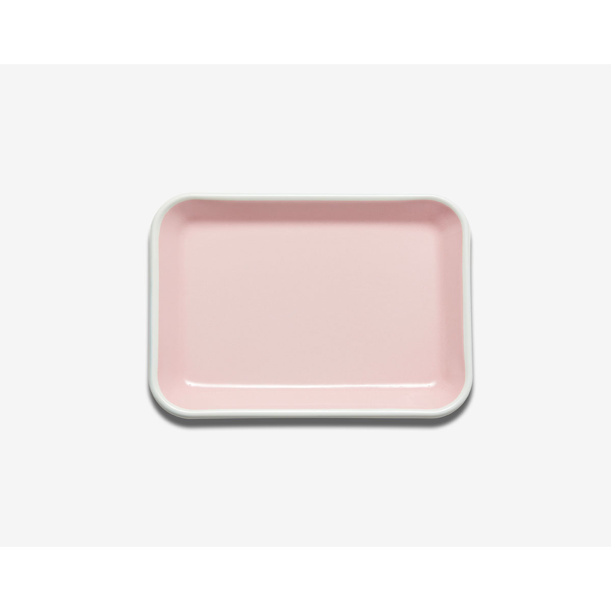 Plateau émaillé Rose poudre