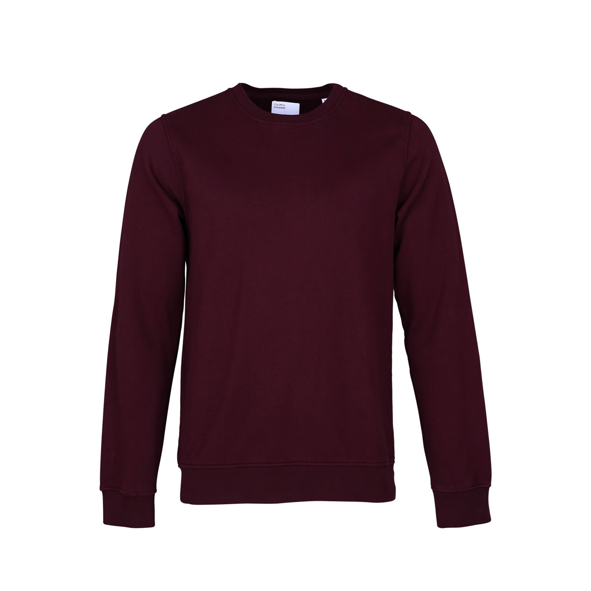 COLORFUL STANDARD Classic Organic Crew Sweat Oxblood Red