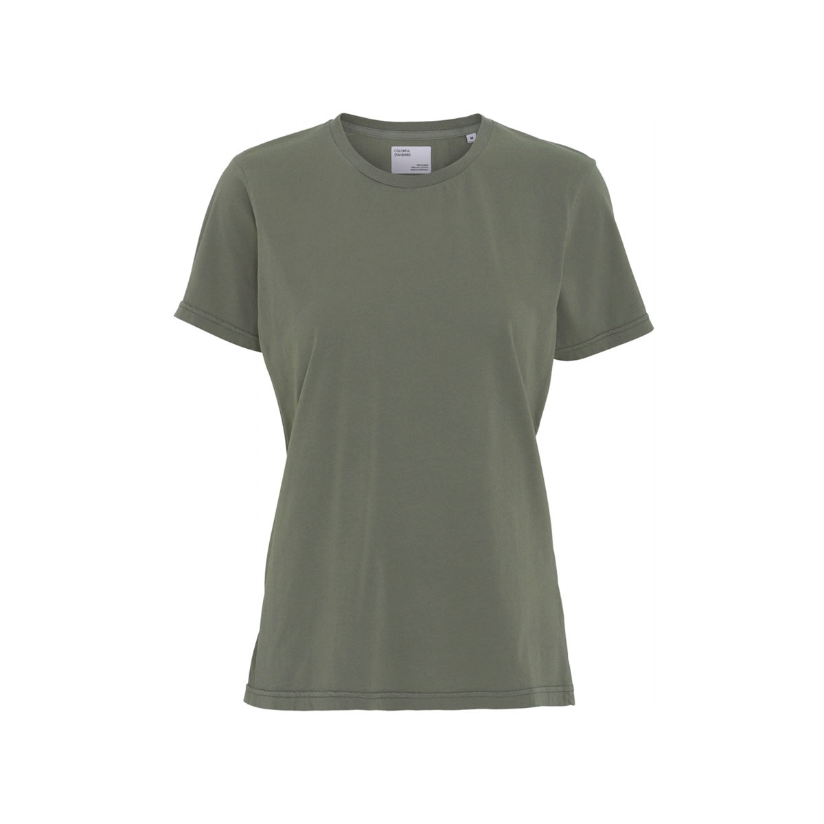 COLORFUL STANDARD women light organic tee Dusty Olive