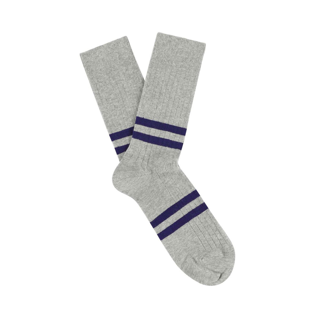 Chaussettes STRIPES grey melange/ ink