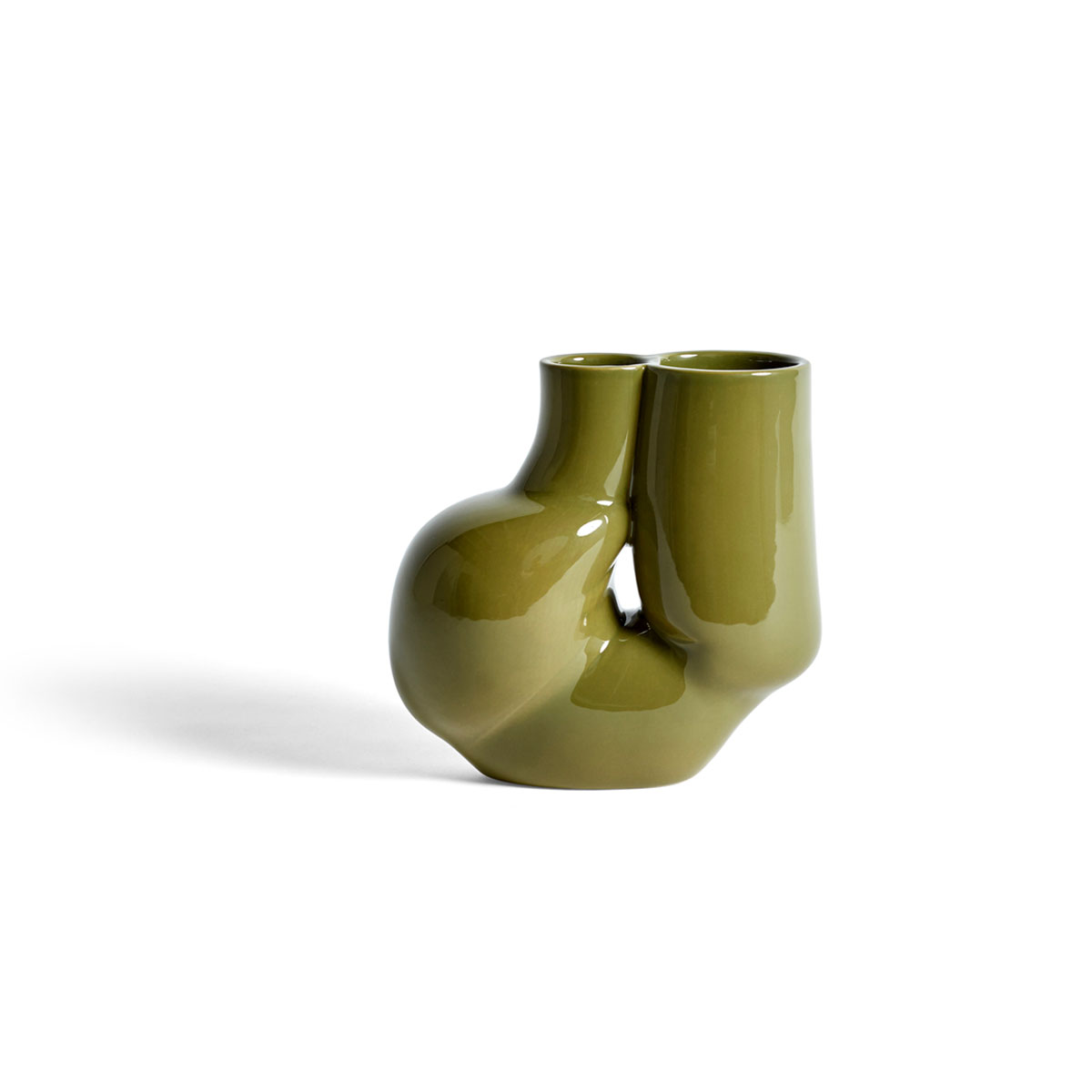 HAY W&S CHAMBER Vase Olive Green