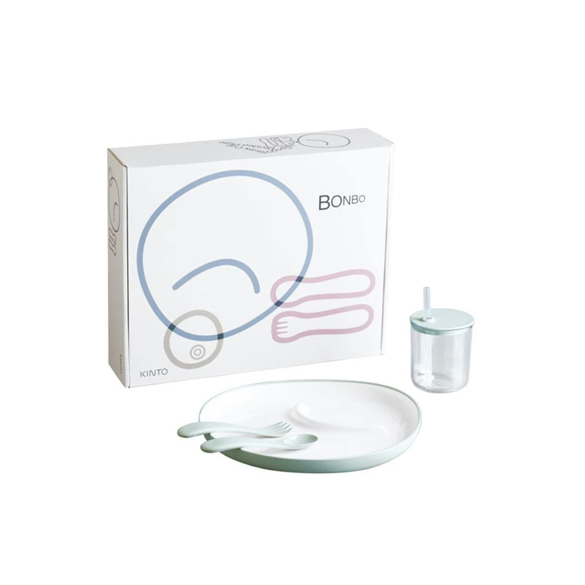 KINTO Ensemble 4 pièces BONBO Blue grey