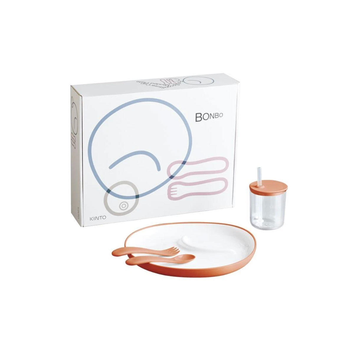 KINTO Ensemble 4 pièces BONBO Orange