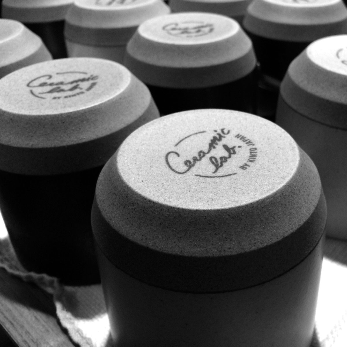 Tasse porcelaine Noir – Image 2