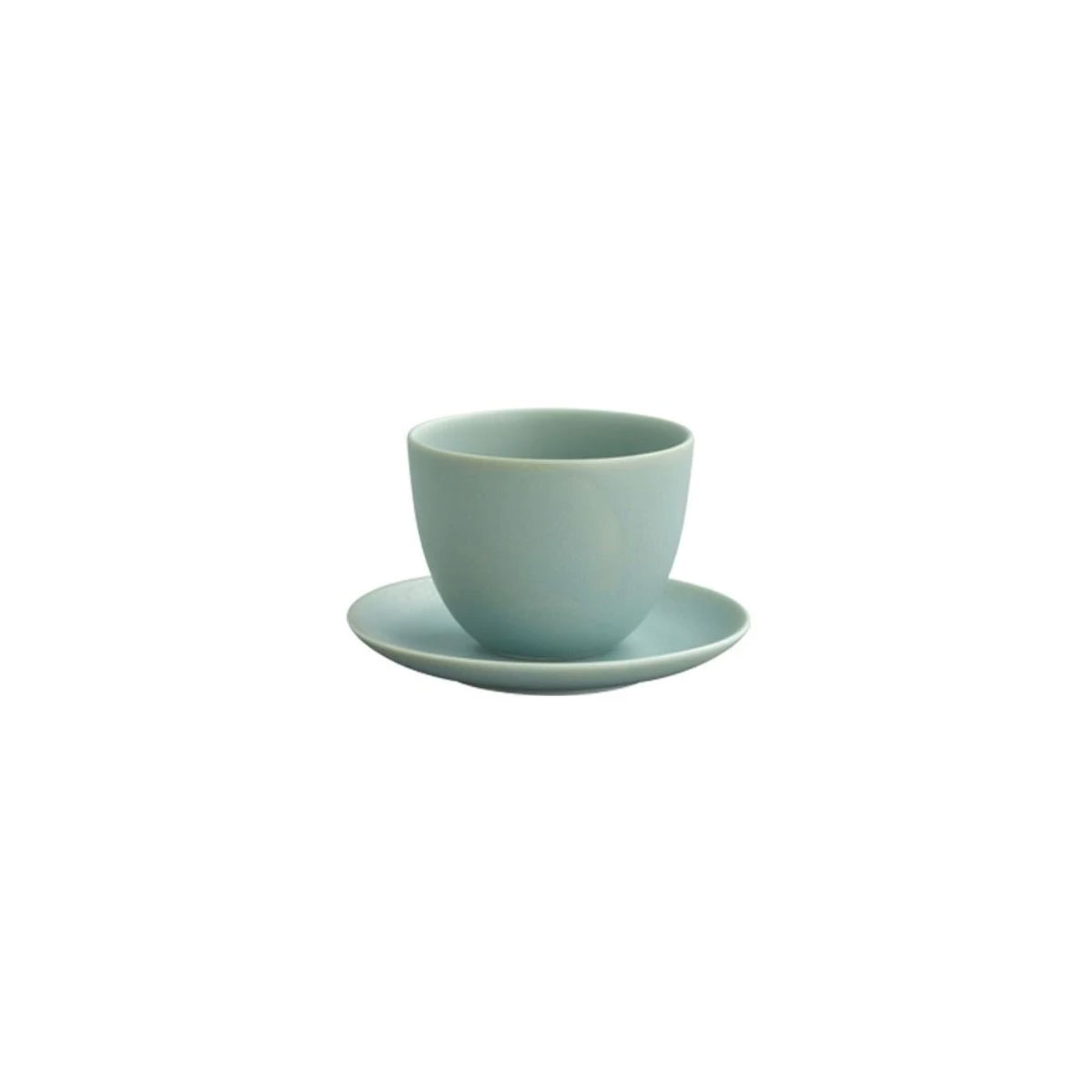 KINTO Tasse et soucoupe PEEBLE Mousse green
