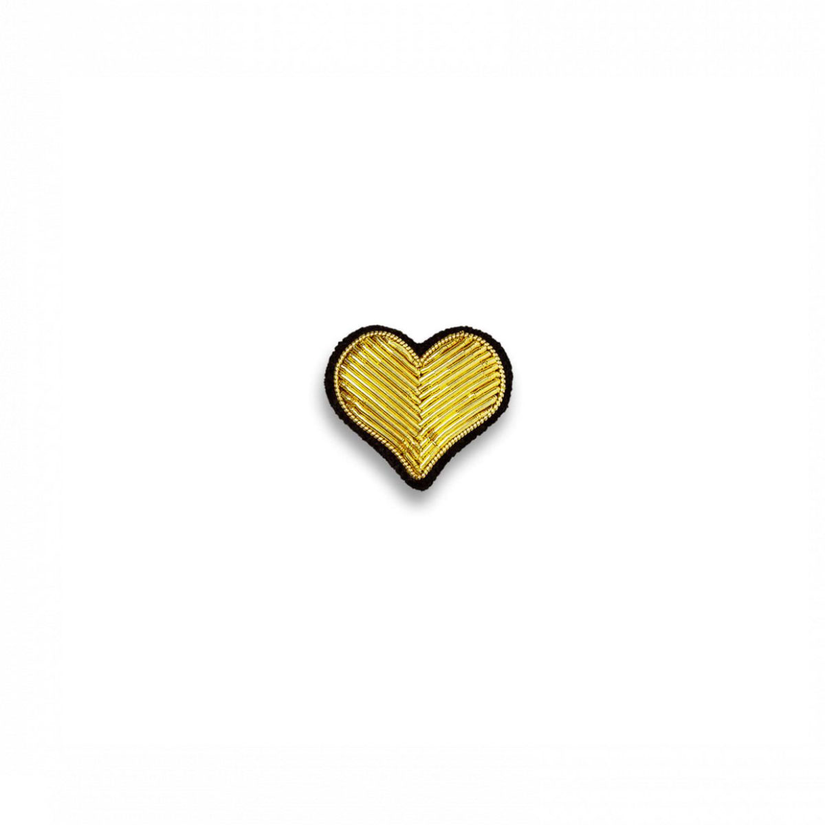 MACON&LESQUOY Broche COEUR Doré