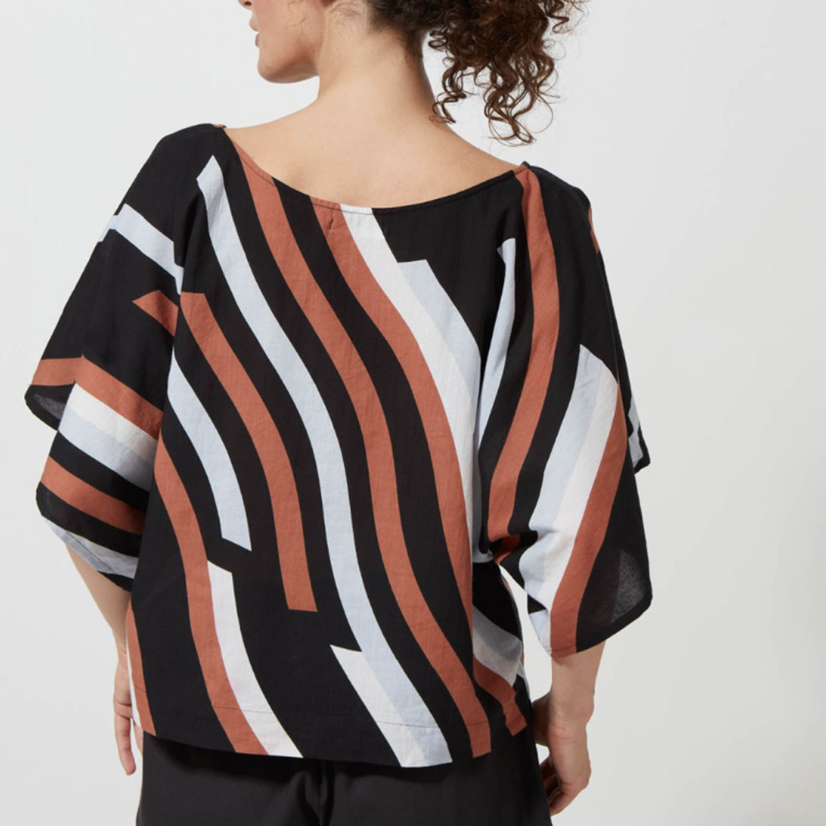 MA POESIE Top EVA Marin noir – Image 3