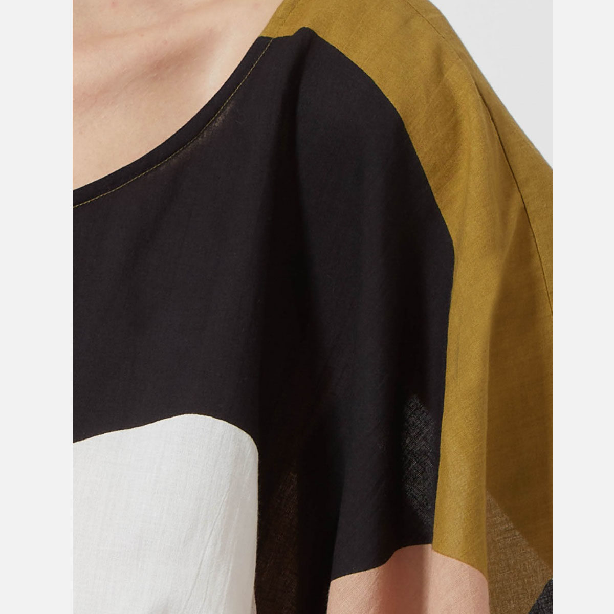 MA POESIE Top EVA Vision Ocre – Image 4