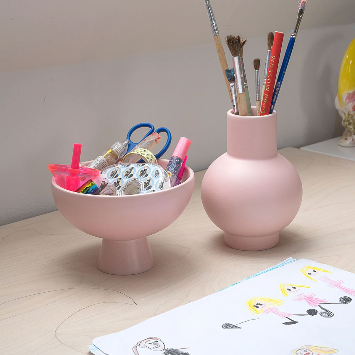 RAAWII Bol large STOM bowl Coral blush – Image 2