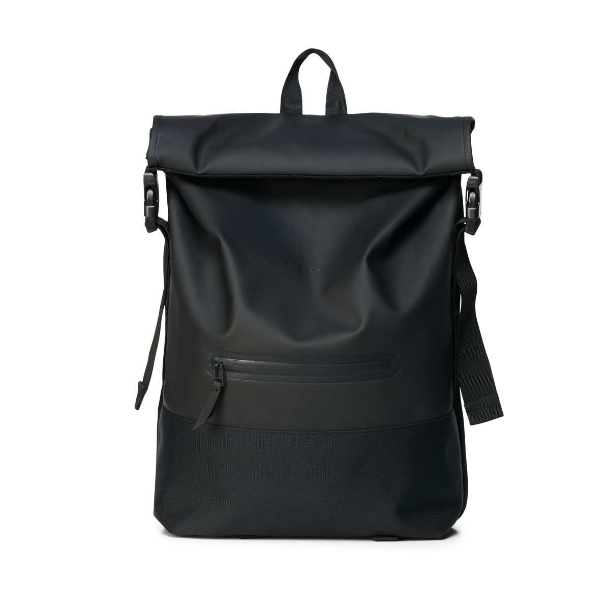 RAINS BUCKLE ROLLTOP Black