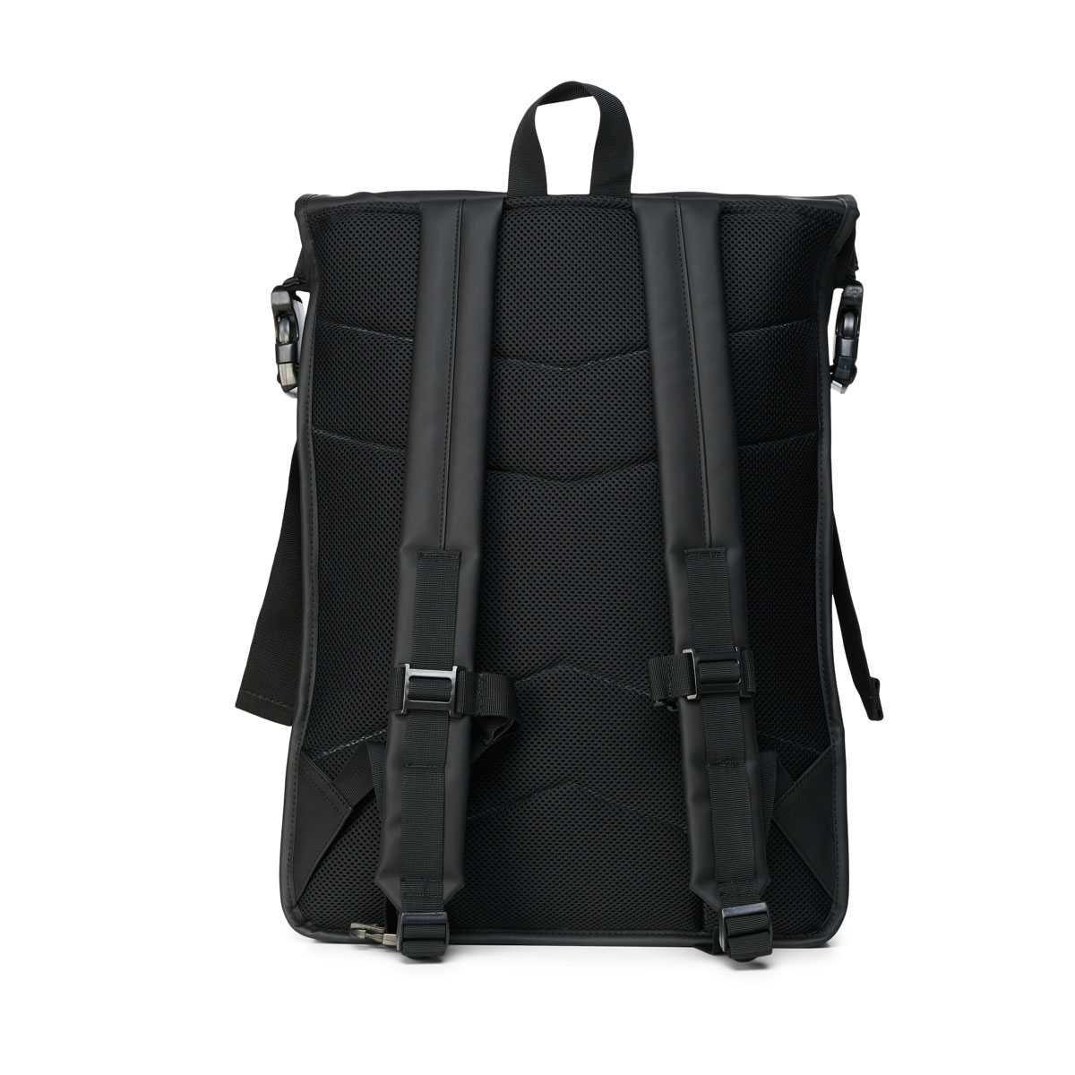 RAINS BUCKLE ROLLTOP Black – Image 2