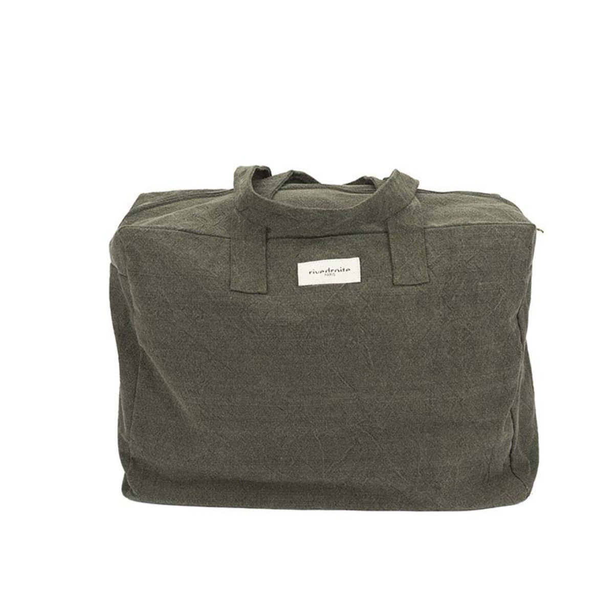 RIVE DROITE Sac week end ELZEVIR kaki – Image 2