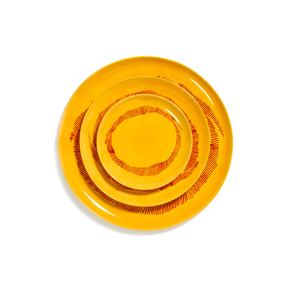 SERAX Assiette de service FEAST Sunny yellow – Image 3