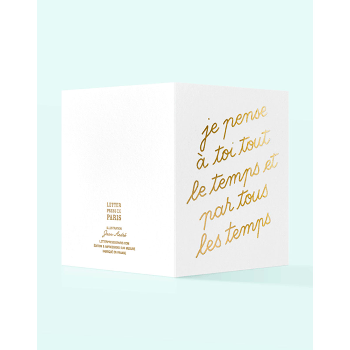 Carte JE PENSE A TOI – Image 3