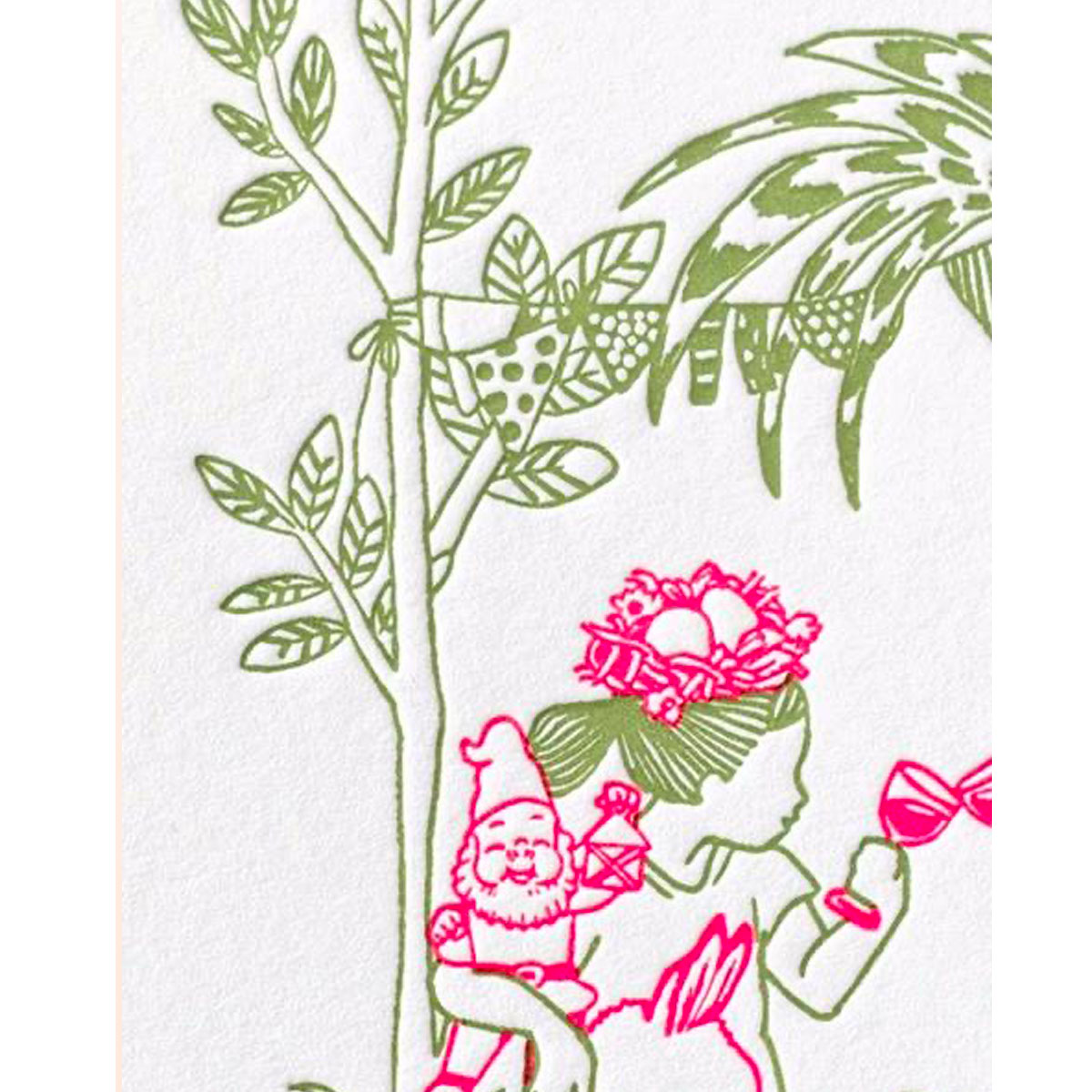 Carte JOYEUX ANE NID VERRE CERF – Image 3